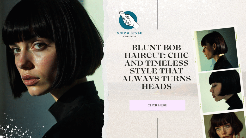 Blunt Bob Haircut: Chic and Timeless Style That Always Turns Heads