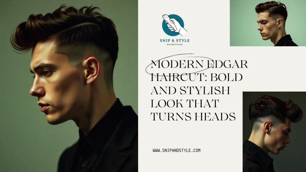 Modern Edgar Haircut: Bold and Stylish Look That Turns Heads