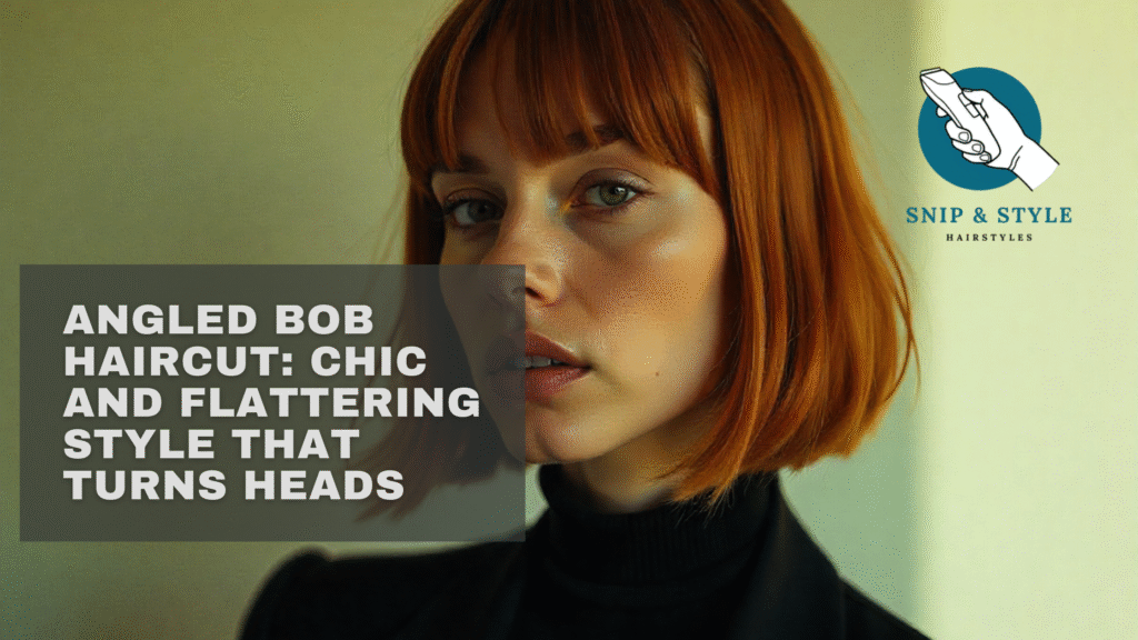 Angled Bob Haircut: Chic and Flattering Style That Turns Heads