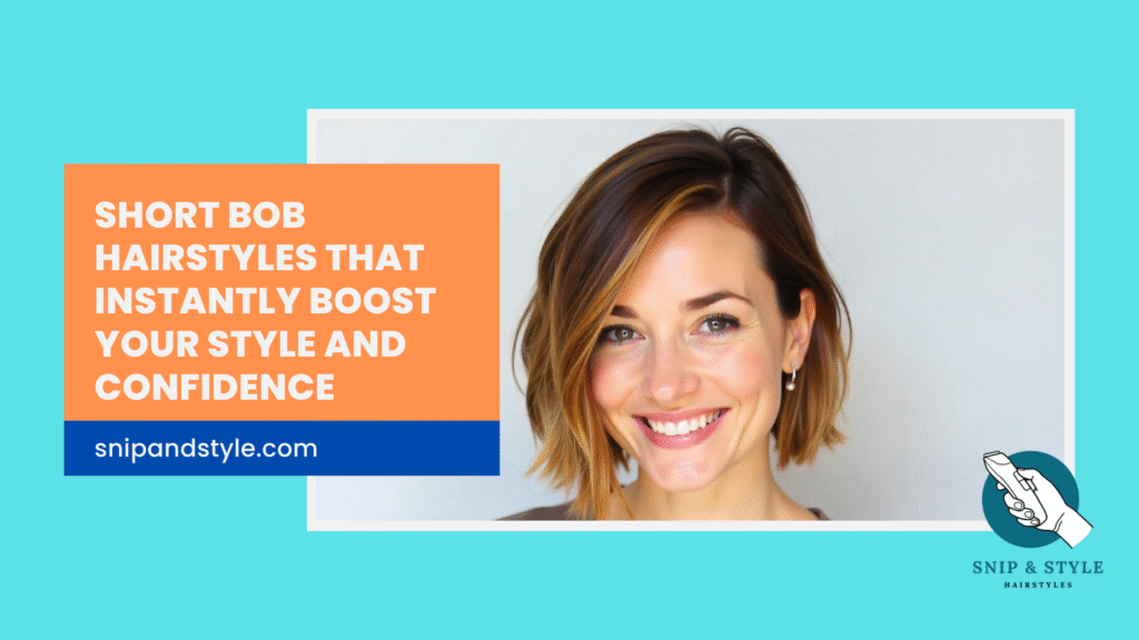 Short Bob Hairstyles That Instantly Boost Your Style and Confidence