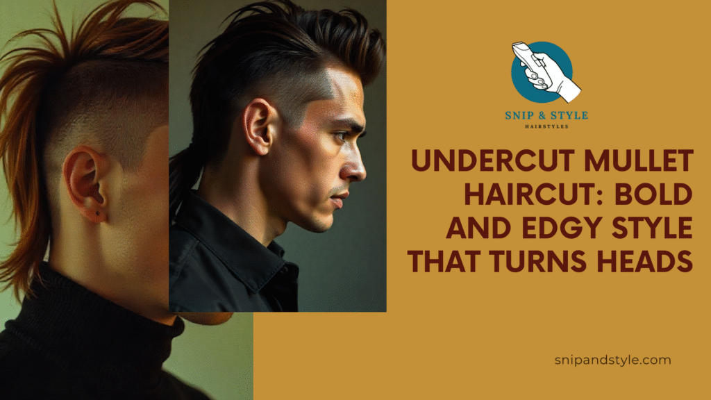Undercut Mullet Haircut: Bold and Edgy Style That Turns Heads