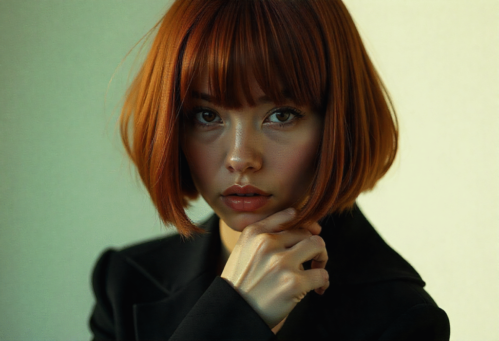 Angled Bob Haircut
