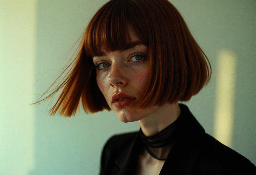 Angled Bob Haircut