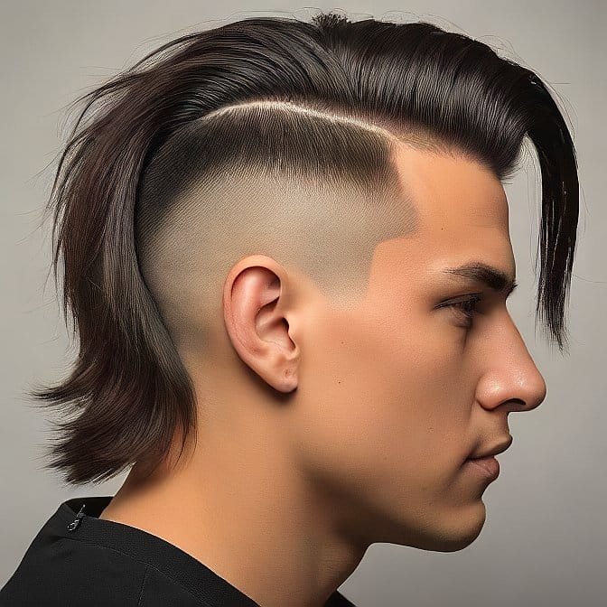 Undercut Mullet Haircut