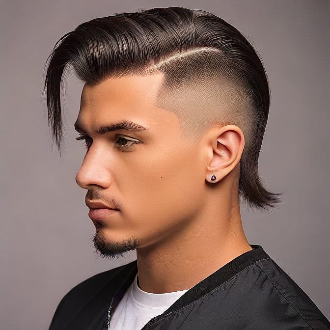 undercut mullet