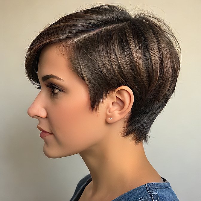 DIY pixie haircut