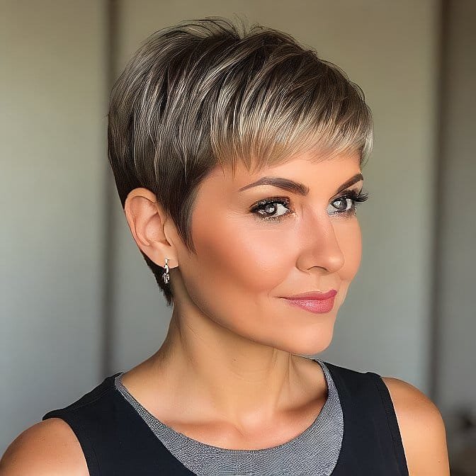 Short Pixie Haircut
