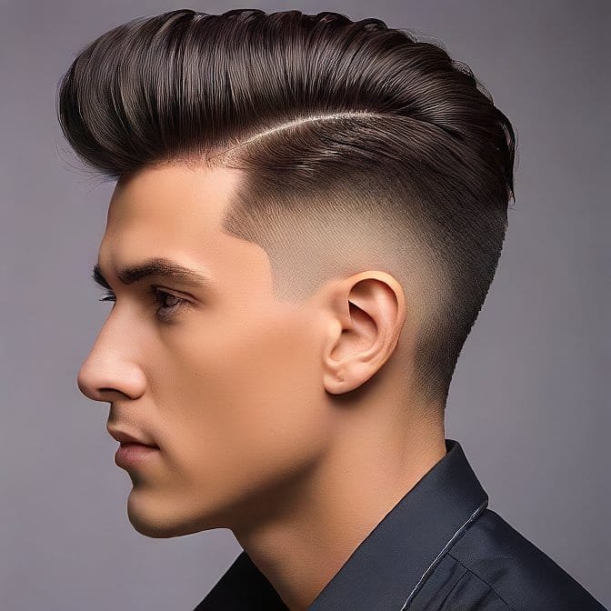 Quiff Mullet Haircut