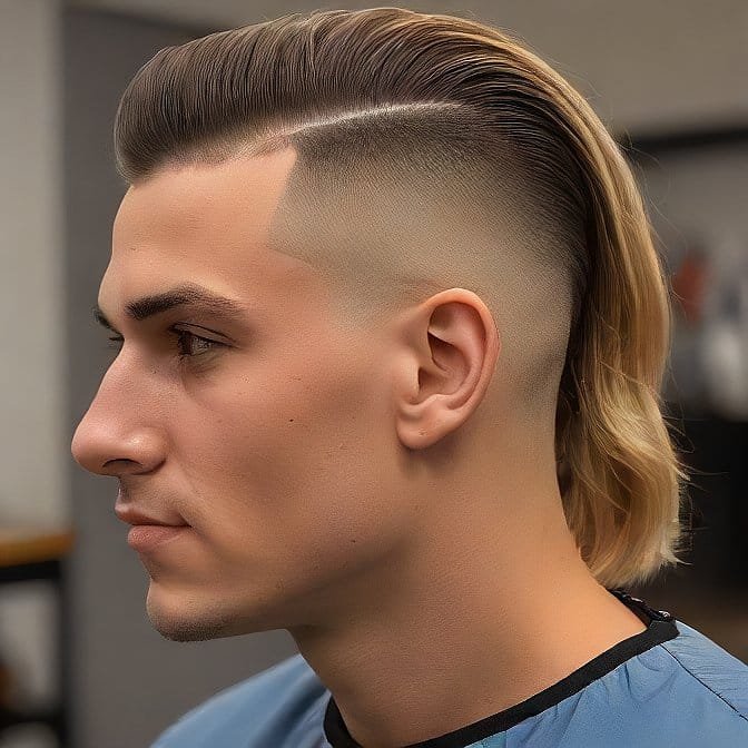 Skin Fade Mullet