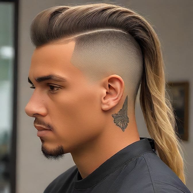 High Fade Mullet