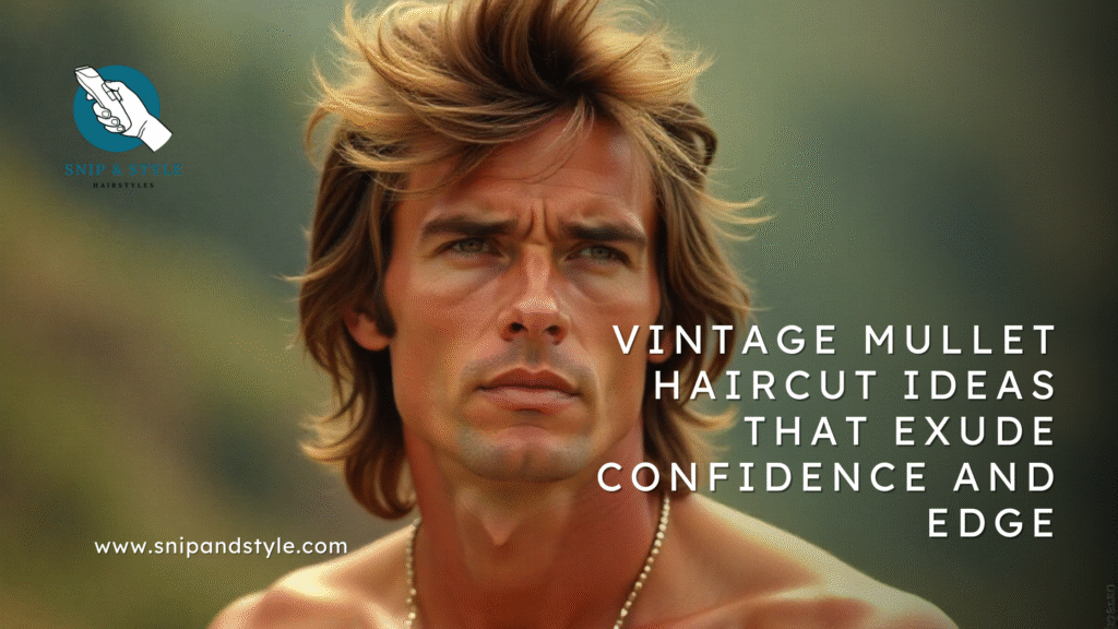 Vintage Mullet Haircut Ideas That Exude Confidence and Edge