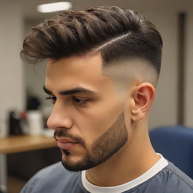 Messy Fade Haircut