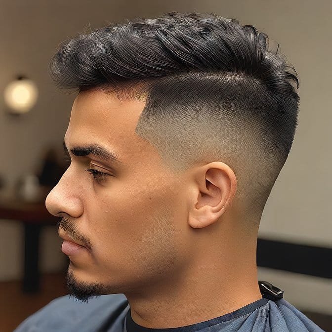 Messy Fade Haircut