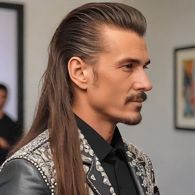 Mullet with Design