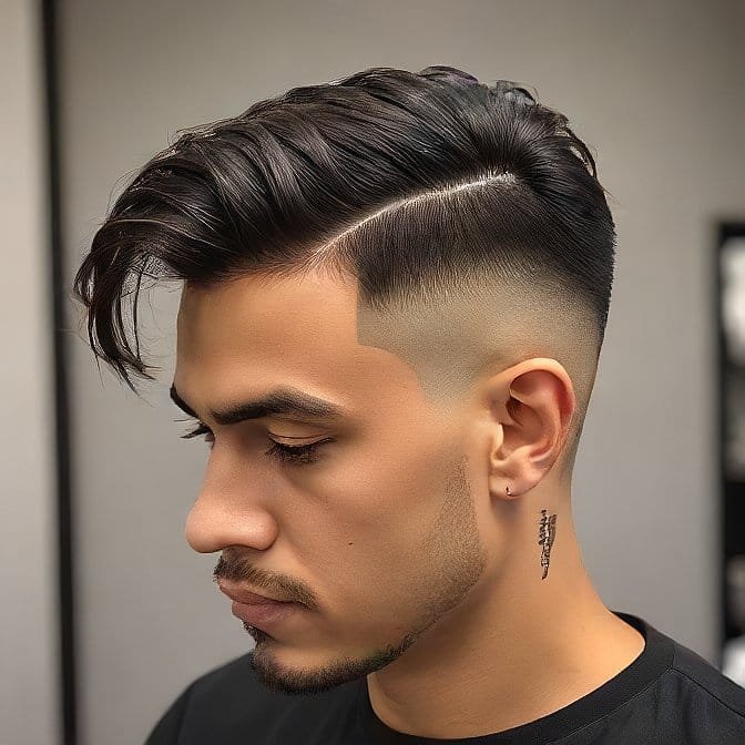messy fade