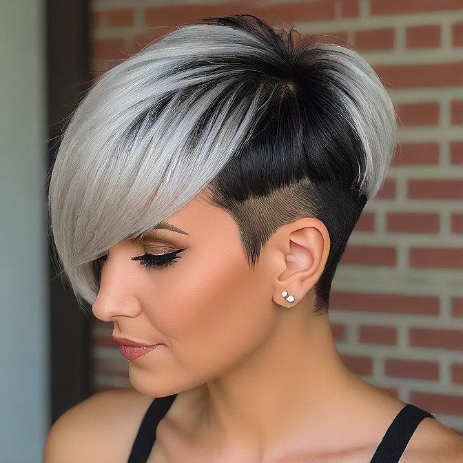 Two-Tone Pixie Styles