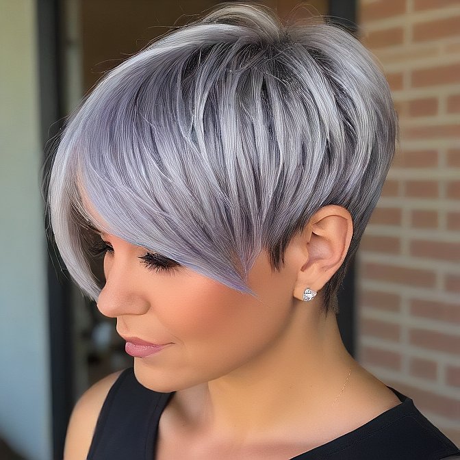 Two-Tone Pixie Styles